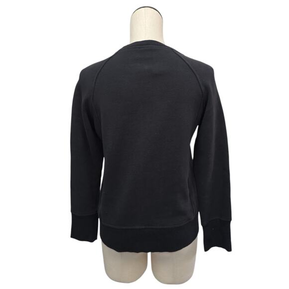 Lululemon Pullover Crewneck Sweatshirt P30416 Faded Black Size 4 Kangaroo Pocket - Picture 2 of 9